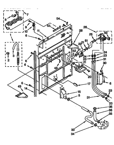 Rear panel parts