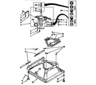 Kenmore 11092592400 machine base parts diagram