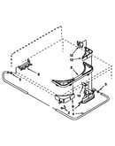 Bleach, detergent and rinse dispenser parts
