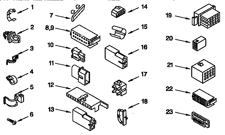 Wiring harness parts