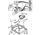 Kenmore 11092560800 machine base parts diagram