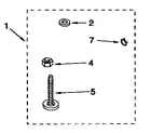 Kenmore 11091578800 miscellaneous parts diagram