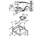 Kenmore 11091578100 machine base parts diagram