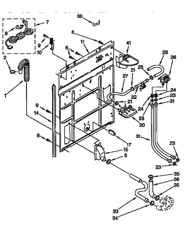 Rear panel parts
