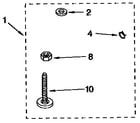 Kenmore 11092581200 miscellaneous parts diagram