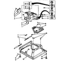 Kenmore 11092581200 machine base parts diagram