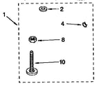 Kenmore 11092580800 miscellaneous parts diagram