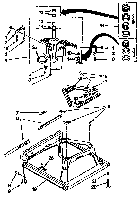 MACHINE BASE PARTS