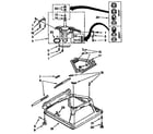 Kenmore 11092580100 machine base parts diagram