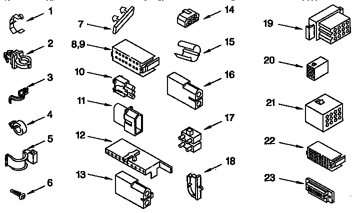 Wiring harness parts