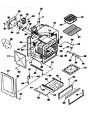 Gas slide-in range
