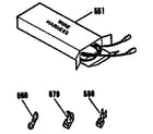 Kenmore 9113672992 wire harness and components diagram