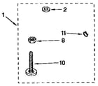 Kenmore 11092574800 miscellaneous parts diagram