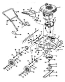 Deck, shroud and handle group