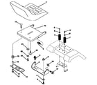 Craftsman 917257642 seat assembly diagram
