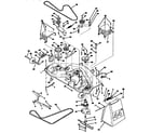 Craftsman 917257711 44" mower deck diagram