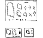 Craftsman 580327074 gasket/breather gasket set and valve overhaul kit diagram