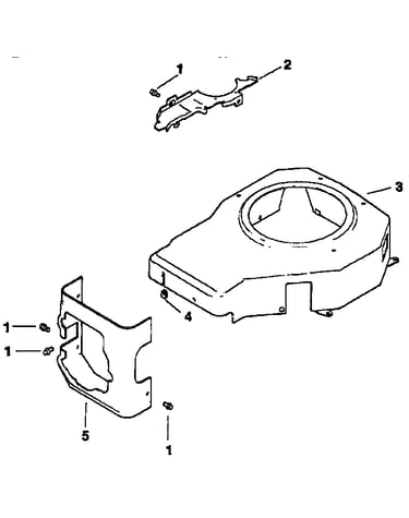 Blower housing and baffles