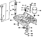 Kohler CV14S-PS1451 oil pan / lubrication diagram