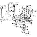 Kohler CV14S-PS1451 oil pan / lubrication diagram