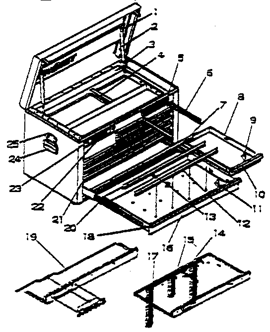 2 drawer chest