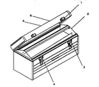 Craftsman 706654110 tool box 20" diagram
