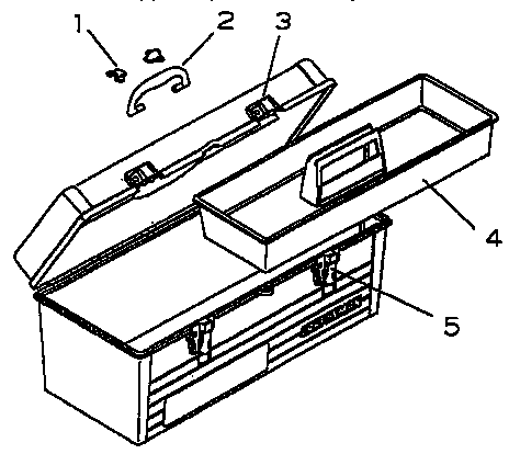 19" plastic handbox