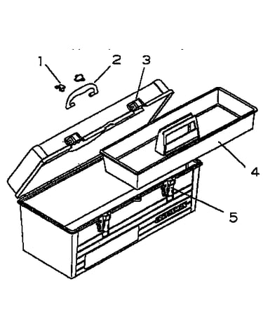 19" plastic handbox