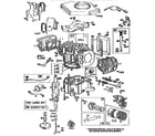 Briggs & Stratton 422707-1267-01 cylinder assembly diagram