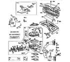 Briggs & Stratton 422707-1267-01 air cleaner body and carburetor assembly diagram