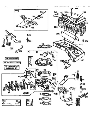 Air cleaner body and carburetor assembly