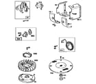 Craftsman 917257711 flywheel assembly and blower housing diagram