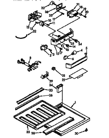 Compartment separator parts