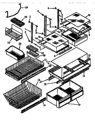 Shelf parts