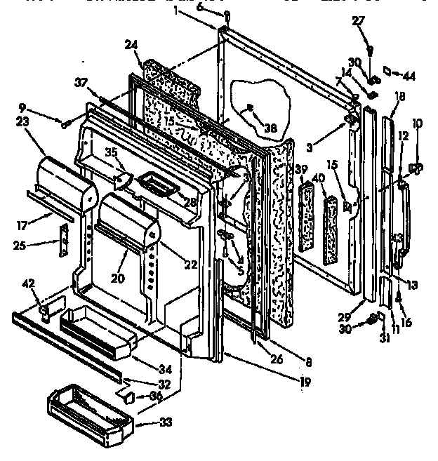 REFRIGERATOR DOOR PARTS