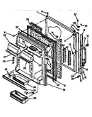 Refrigerator door parts