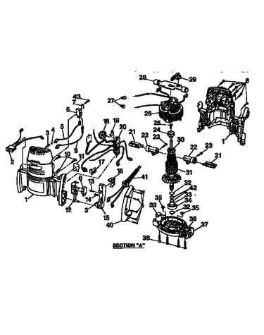 Housing and armature assembly
