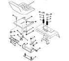 Craftsman 917250261 seat assembly diagram
