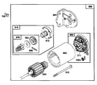 Briggs & Stratton 259700 TO 259799 (0102) motor and drive assembly diagram