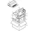 Brother WP-7500J packing material diagram