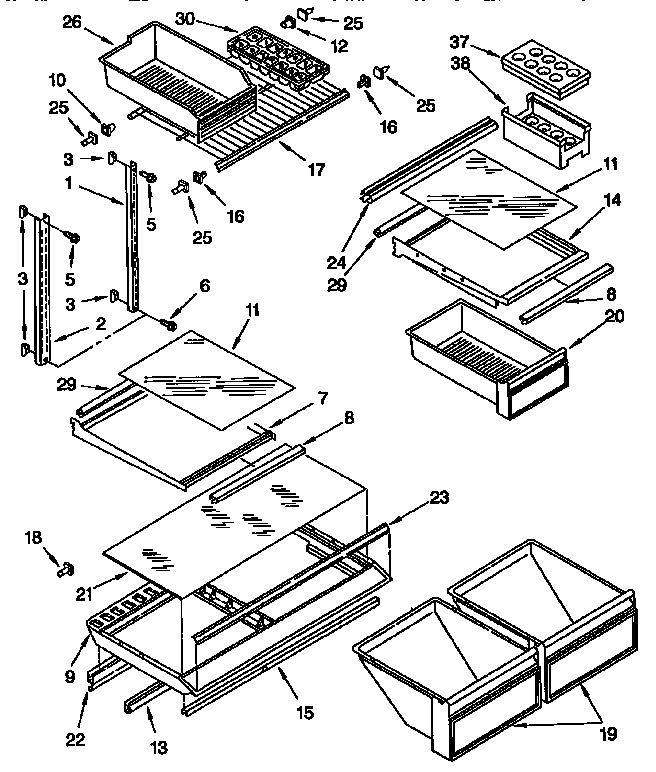 Shelf parts