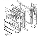 Kenmore 1069732683 refrigerator door parts diagram