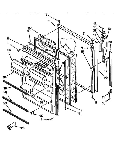 Refrigerator door parts