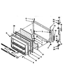 Freezer door parts
