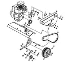 Craftsman 917295351 belt guard and pulley assembly diagram