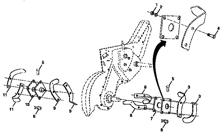 Tine assembly