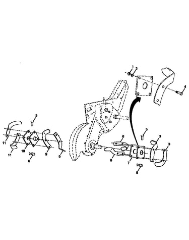 Tine assembly