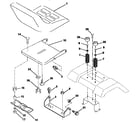 Craftsman 917257651 seat assembly diagram