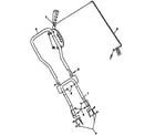 Craftsman 536797570 handle assembly diagram