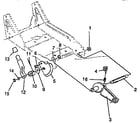 Craftsman 536797570 height adjustment lever assembly diagram